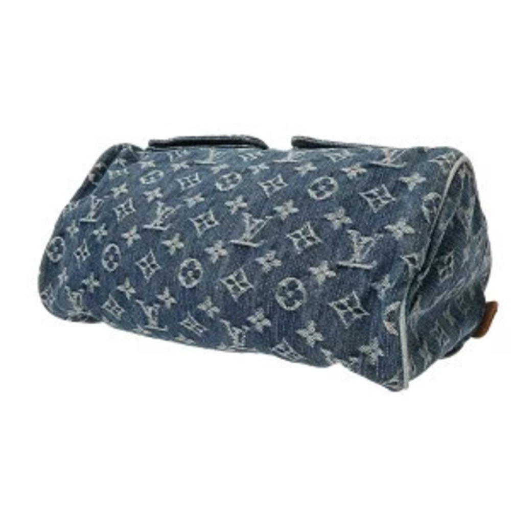 Louis Vuitton Monogram Neo Speedy Blue Denim Handbag - Picture 5 of 7